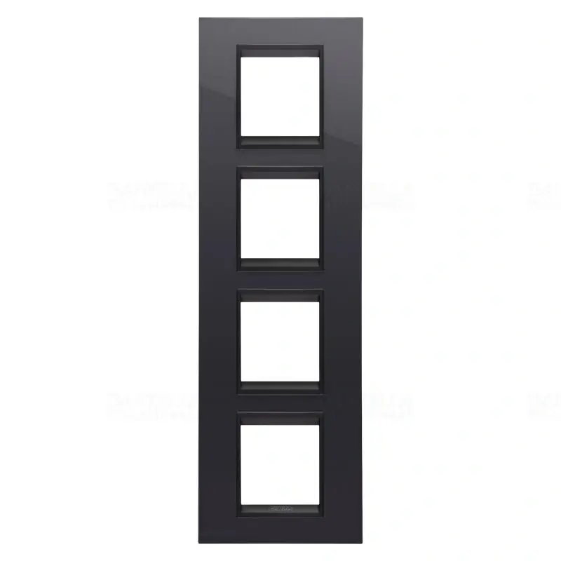 Utolsó esély Chorus LUX tinta fekete lavy 4-es függőleges keret (2+2+2+2 modul) GW16229YN Gewiss