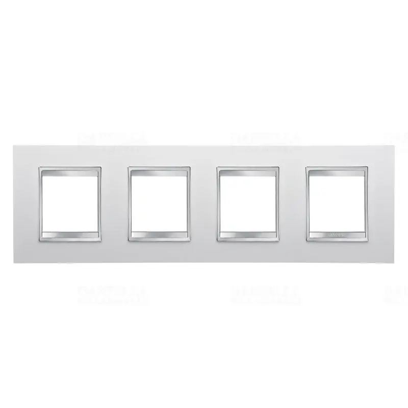 Chorus LUX fehér 4-es vízszintes keret (2+2+2+2 modul) GW16228TB Gewiss Olcsó