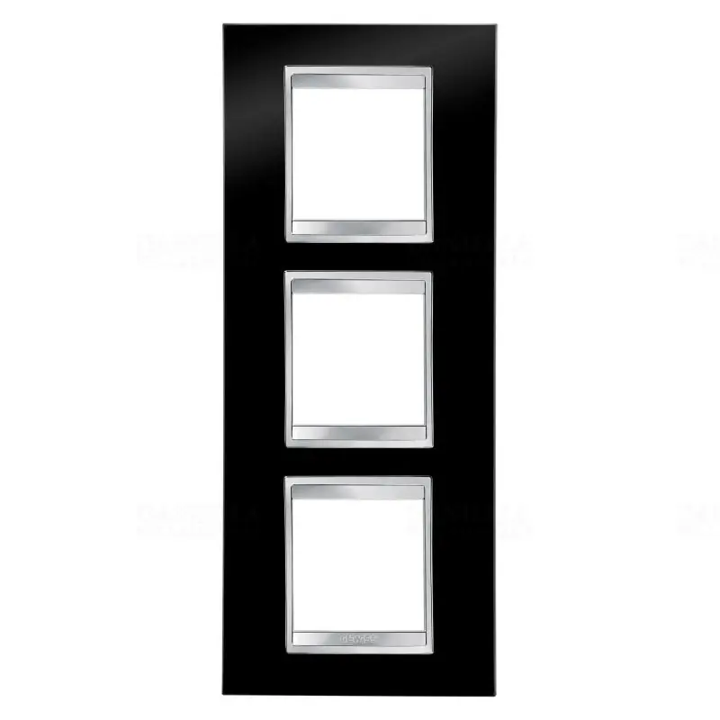 Chorus LUX tinta fekete 3-as függőleges keret (2+2+2 modul) GW16227TN Gewiss Ajánlat