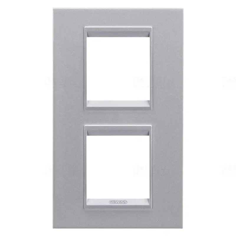 Eredeti Chorus LUX monokróm titánium 2-es függőleges keret (2+2 modul) GW16224YT Gewiss