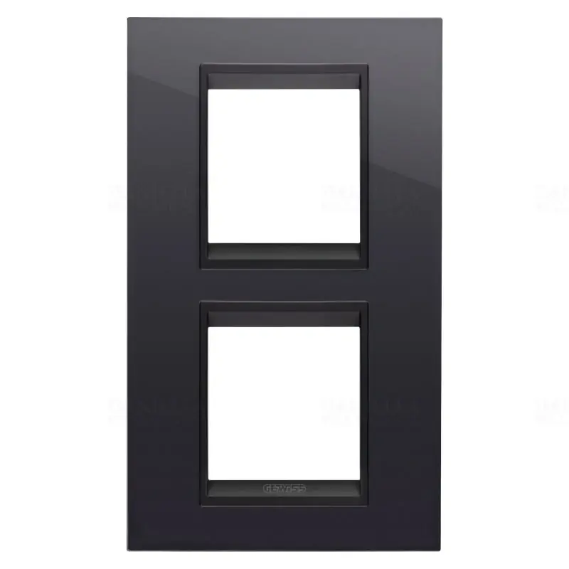 Korlátozott ajánlat Chorus LUX tinta fekete lavy 2-es függőleges keret (2+2 modul) GW16224YN Gewiss