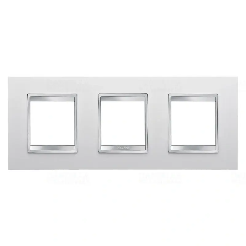 Expressz szállítás Chorus LUX fehér 3-as vízszintes keret (2+2+2 modul) GW16226TB Gewiss