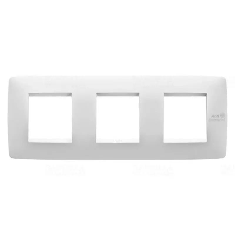 Alacsony ár Chorus ONE fényes fehér -antibakteriális 3-as vízszintes keret (2+2+2 modul) GW16126AB Gewiss