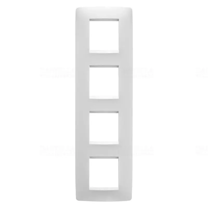 Kiárusítás Chorus ONE matt fehér 4-es függőleges keret (2+2+2+2 modul) GW16129VW Gewiss