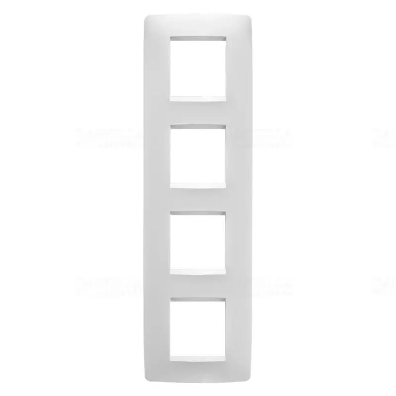 Chorus ONE fényes fehér 4-es függőleges keret (2+2+2+2 modul) GW16129TB Gewiss Csak ma