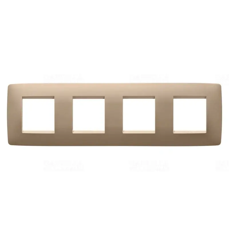 Chorus ONE vörösréz 4-es vízszintes keret (2+2+2+2 modul) GW16128VX Gewiss Csak ma