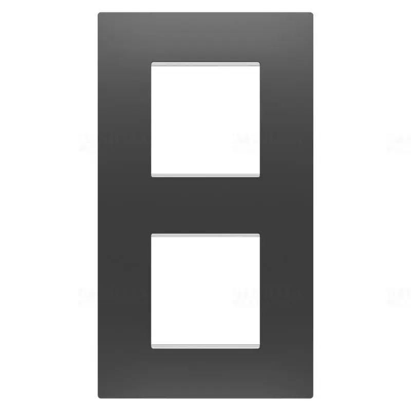 Akció Chorus EGO matt fekete 2-es függőleges keret (2+2 modul) GW16024DB Gewiss