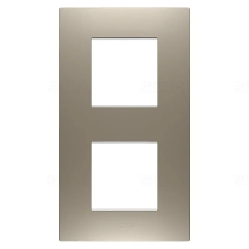 Alacsony ár Chorus EGO világos bronz 2-es függőleges keret (2+2 modul) GW16024BR Gewiss