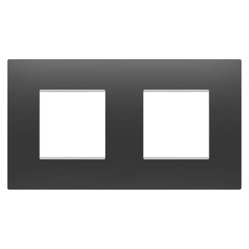 Rendeld meg most Chorus EGO matt fekete 2-es vízszintes keret (2+2 modul) GW16023DB Gewiss