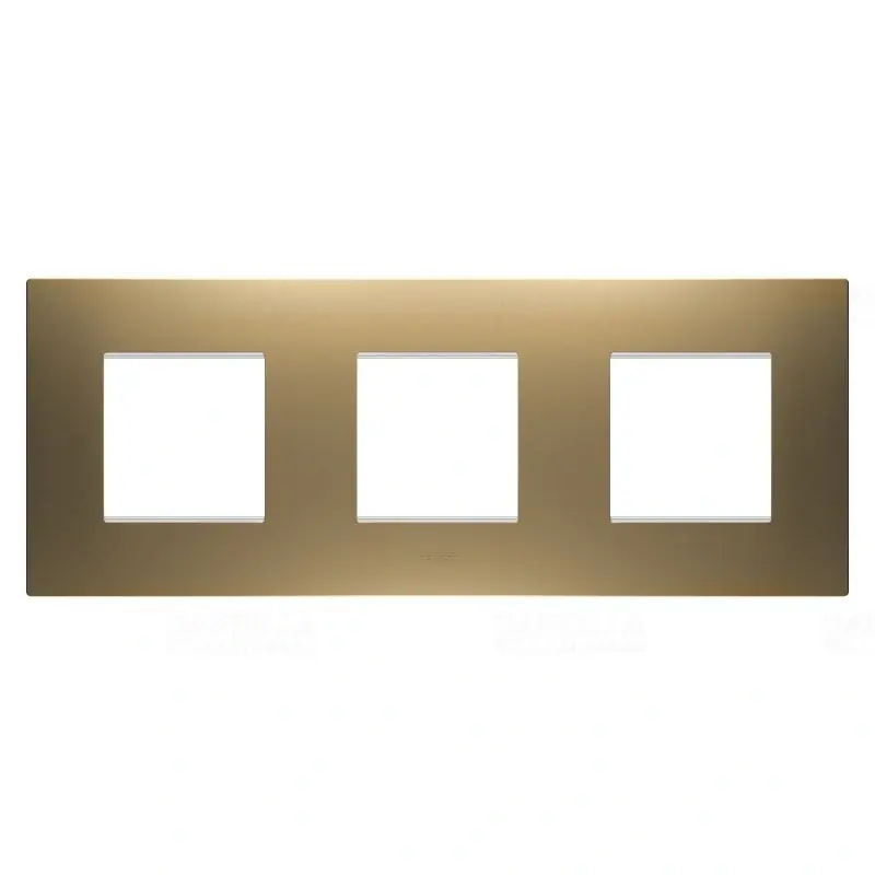 Chorus EGO arany 3-as vízszintes keret (2+2+2 mod) GW16026SG Gewiss Biztonságos fizetés