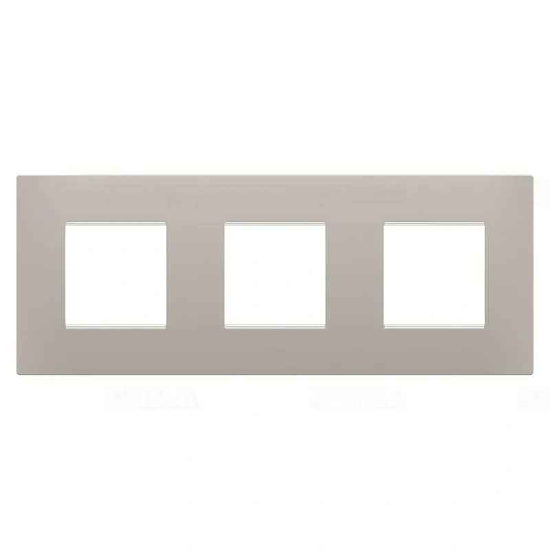 Biztonságos fizetés Chorus EGO homok 3-as vízszintes keret (2+2+2 mod) GW16026DS Gewiss