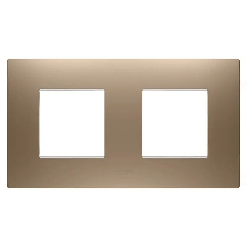 Chorus EGO sárgaréz 2-es vízszintes keret (2+2 modul) GW16023CS Gewiss Kiárusítás