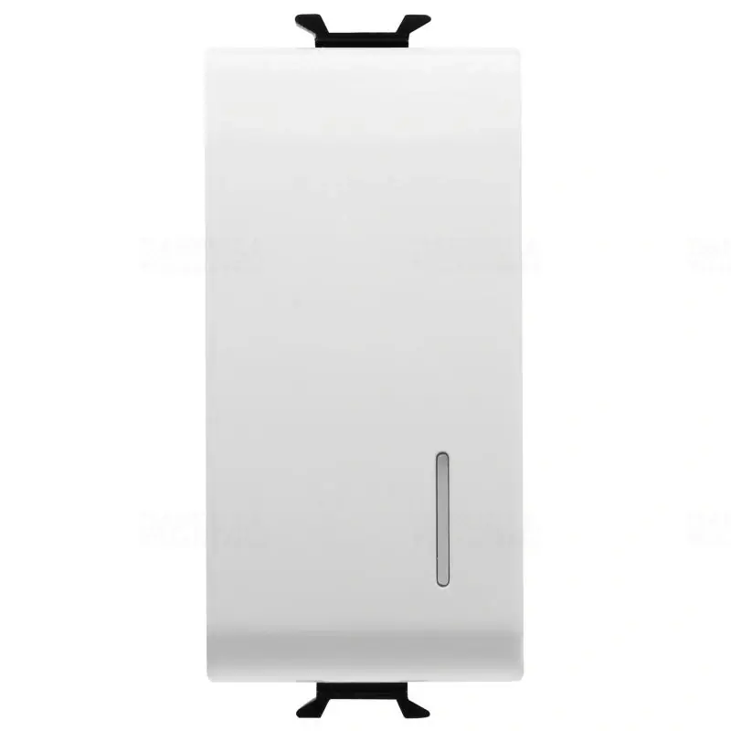 Prémium Chorus matt fehér (101) Egypólusú kapcsoló, jelzőfényezhető 1 modulos 16AX GW15002 Gewiss