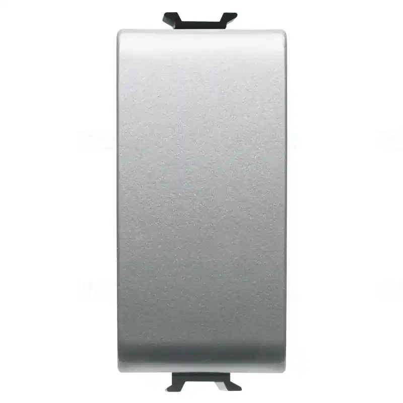 Csak ma Chorus titánium Elektronikus nyomógomb, relé, fényerőszabályzó és BUSZ interfész vezérlés 1 modulos GW14915 Gewiss