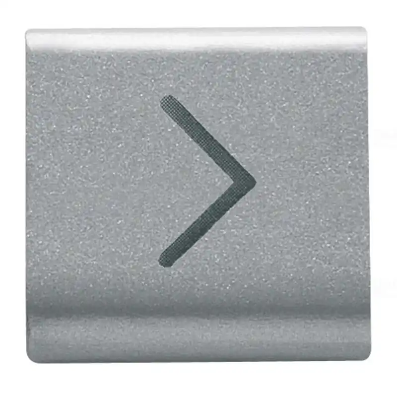 Újdonság Chorus titánium Cserélhető gomb, horizontális nyíl 22x22mm GW14546 Gewiss