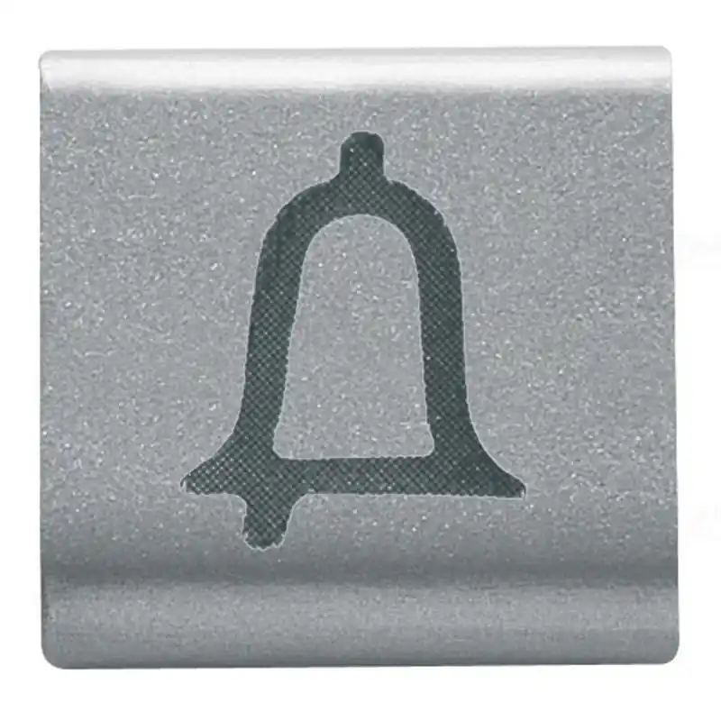 Chorus titánium Cserélhető gomb, csengő 22x22mm GW14544 Gewiss Utolsó esély