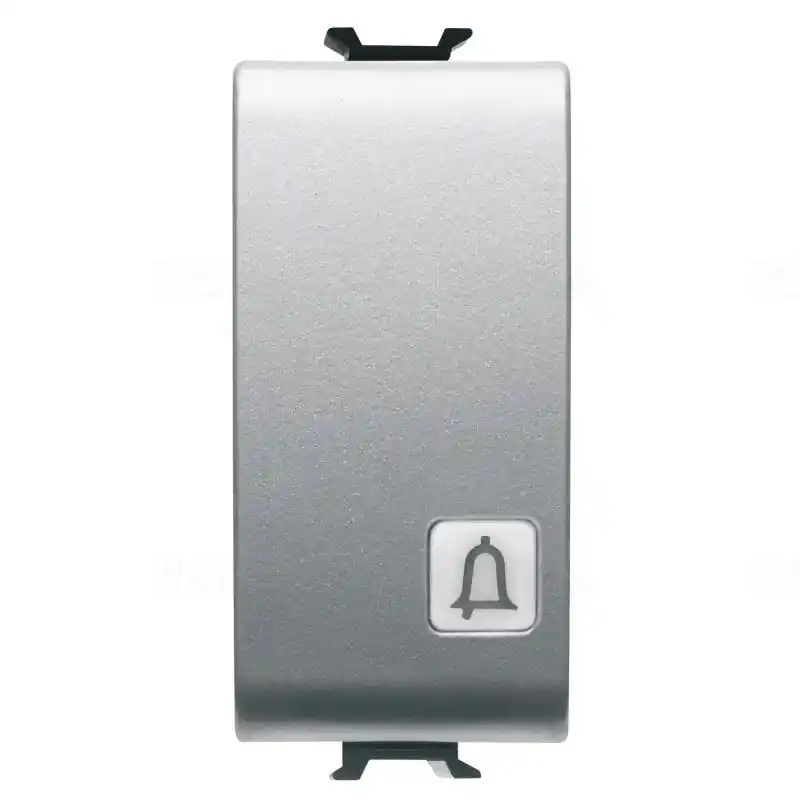 Chorus titánium Nyomógomb jelzőfényezhető, cserélhető szimbólum lencsével csengő jellel, NO 16A, 1 modulos GW14153 Gewiss Legjobb ár