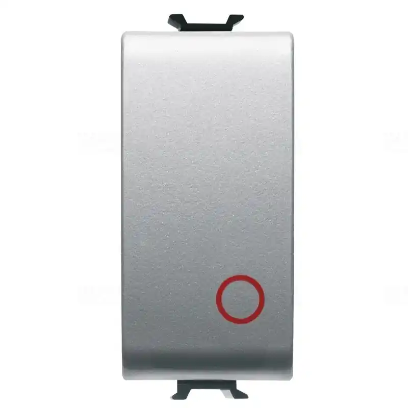 Chorus titánium Nyomógomb piros O szimbólummal, NC 16A, 1 modulos GW14137 Gewiss Kedvezmény