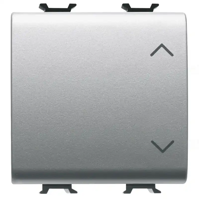 Chorus titánium Háromállású (redőny) kapcsoló, Fel-le szimbólummal 2 modulos GW14123 Gewiss Olcsó