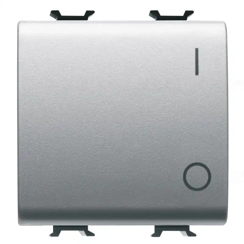 Népszerű Chorus titánium (102) Kétpólusú kapcsoló, 0/I szimbólummal 2 modulos 16AX GW14034 Gewiss