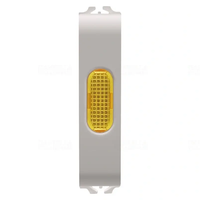 Korlátozott ajánlat Chorus természetes bézs Szimpla jelzőlámpa, borostyán 1/2 modulos GW13644 Gewiss