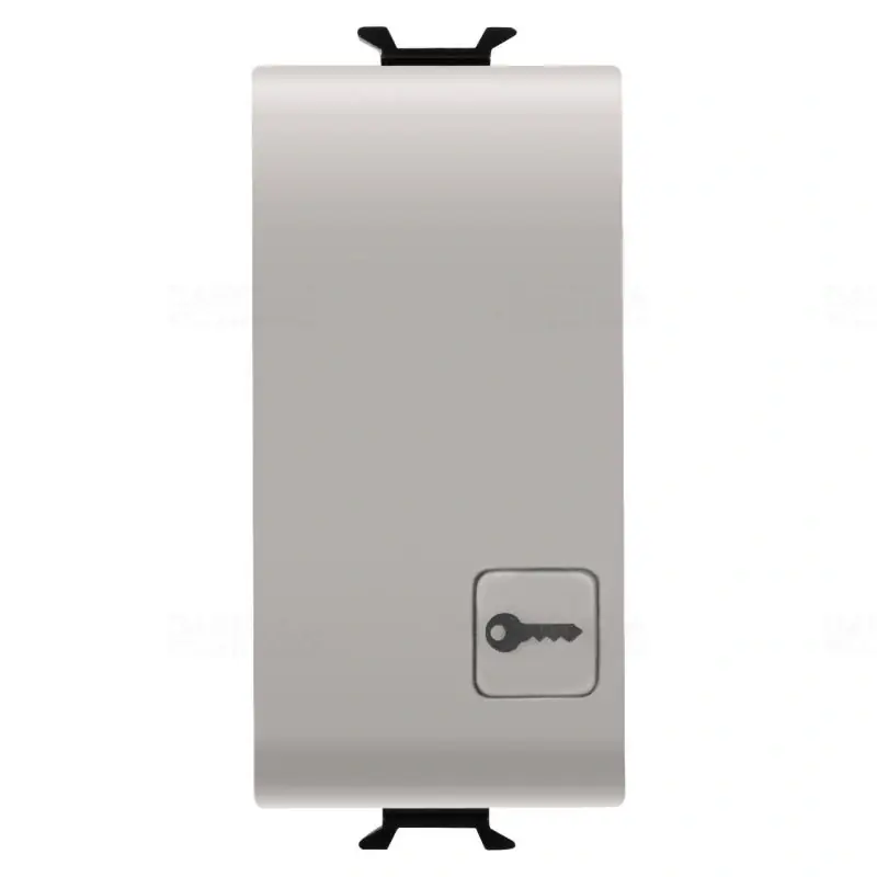 Rendeld meg most Chorus természetes bézs Nyomógomb jelzőfényezhető, cserélhető szimbólum lencsével, kulcs jellel, NO 16A, 1 modulos GW13152 Gewiss