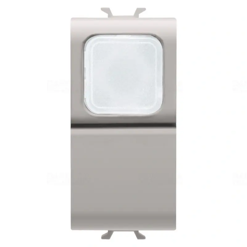 Expressz szállítás Chorus természetes bézs Nyomógomb opál fénykibocsátó lencsével, LED nélkül, NO 16A, 1 modulos GW13144 Gewiss