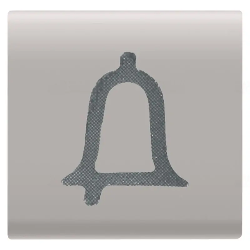 Pénzvisszafizetés Chorus természetes bézs Cserélhető gomb, csengő 22x22mm GW13544 Gewiss