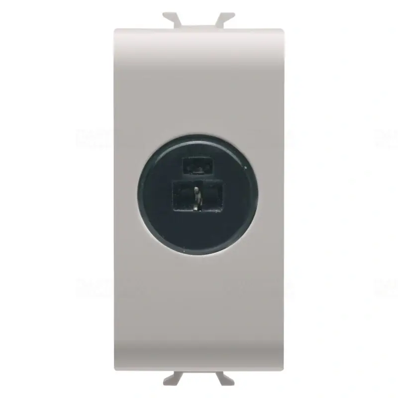 Chorus természetes bézs Audio/video aljzat-hangszóró csatlakozóval, 1 modulos GW13454 Gewiss Biztonságos fizetés