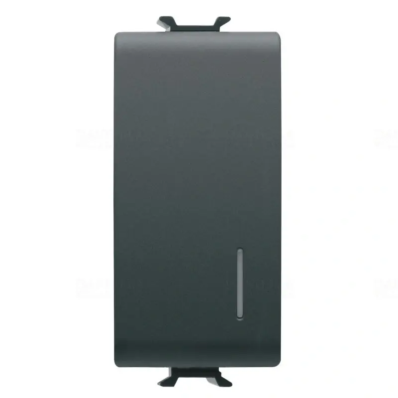 Kedvezmény Chorus matt fekete Elektronikus nyomógomb, relék és fényerőszabályzók vezérlésére, jelzőfényezhető 1 modulos GW12912 Gewiss