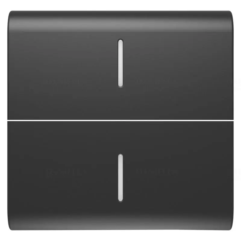 Vedd meg most Gewiss ChoruSmart cserélhető kapcsológomb, 2 jelzőfénnyel, 2modulos fekete GW12558S