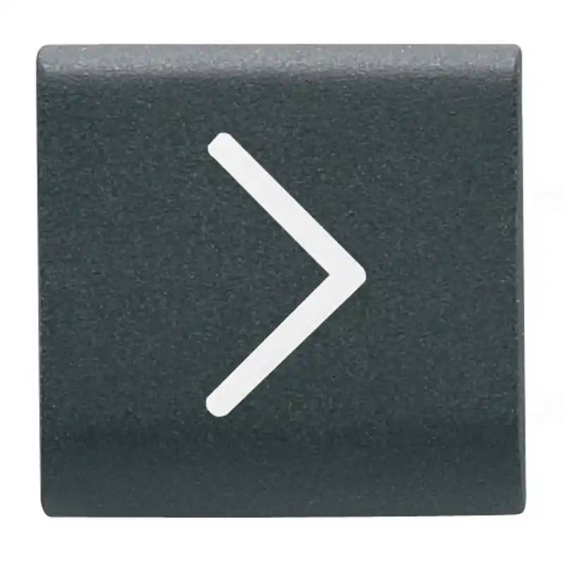 Ajánlat Chorus matt fekete Cserélhető gomb, horizontális nyíl 22x22mm GW12546 Gewiss