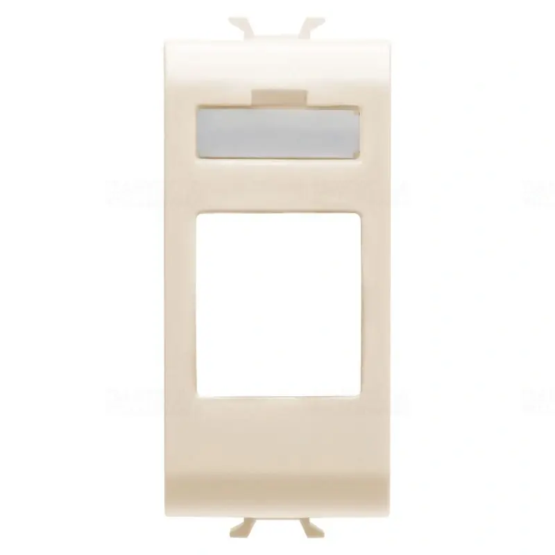 Chorus elefántcsont Adatkábel csatlakozó adapter, AMP/Keystone jack 1 modulos GW11431 Gewiss Ingyenes szállítás