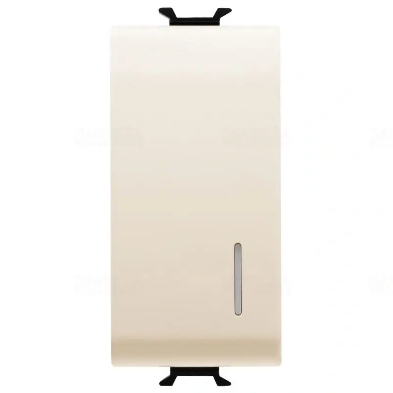 Vedd meg most Chorus elefántcsont Nyomógomb jelzőfényezhető, NO 16A, 1 modulos GW11132 Gewiss