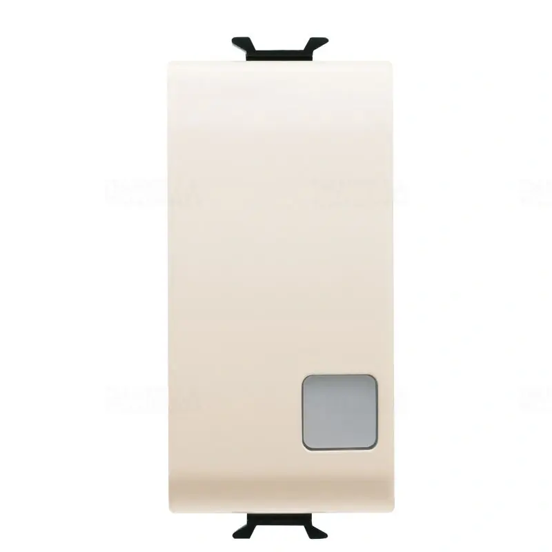 Chorus elefántcsont (101) Egypólusú kapcsoló, jelzőfényezhető, cserélhető szimbólummal 1 modulos 16AX GW11003 Gewiss Kedvezmény