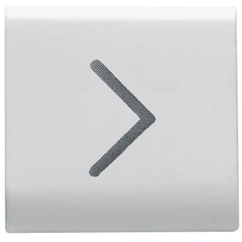 Chorus fényes fehér Cserélhető gomb, horizontális nyíl 22x22mm GW10546 Gewiss Alacsony ár