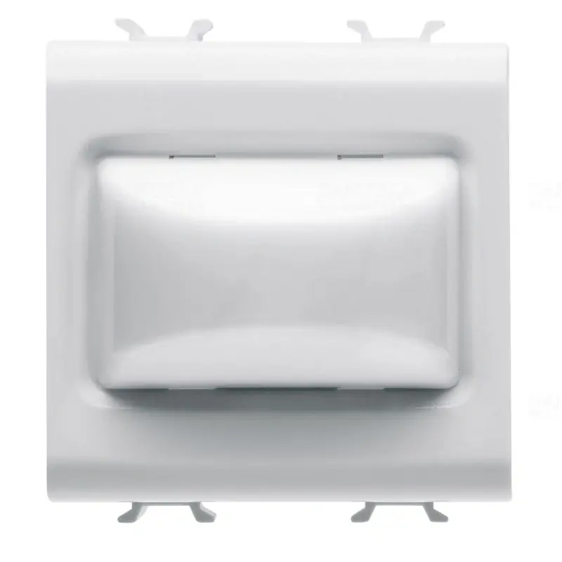 Chorus fényes fehér Domború jelzőlámpa, opál 12V AC/DC / 230V AC 50/60Hz 2 modulos GW10631 Gewiss Utolsó esély