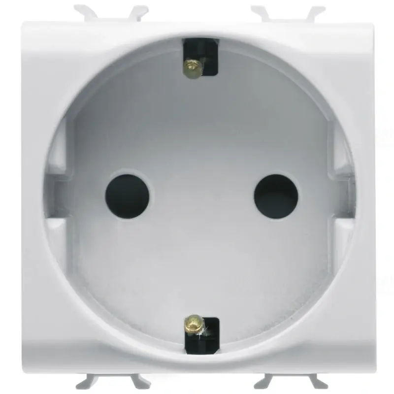 Újdonság Chorus fényes fehér -antibakteriális 2P+F GYV csatlakozóaljzat, 2 modulos GW10241AB Gewiss