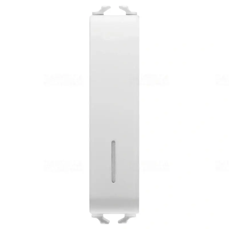 Akció Chorus fényes fehér Nyomógomb jelzőfényezhető, NO 10A 1/2 modulos GW10162 Gewiss