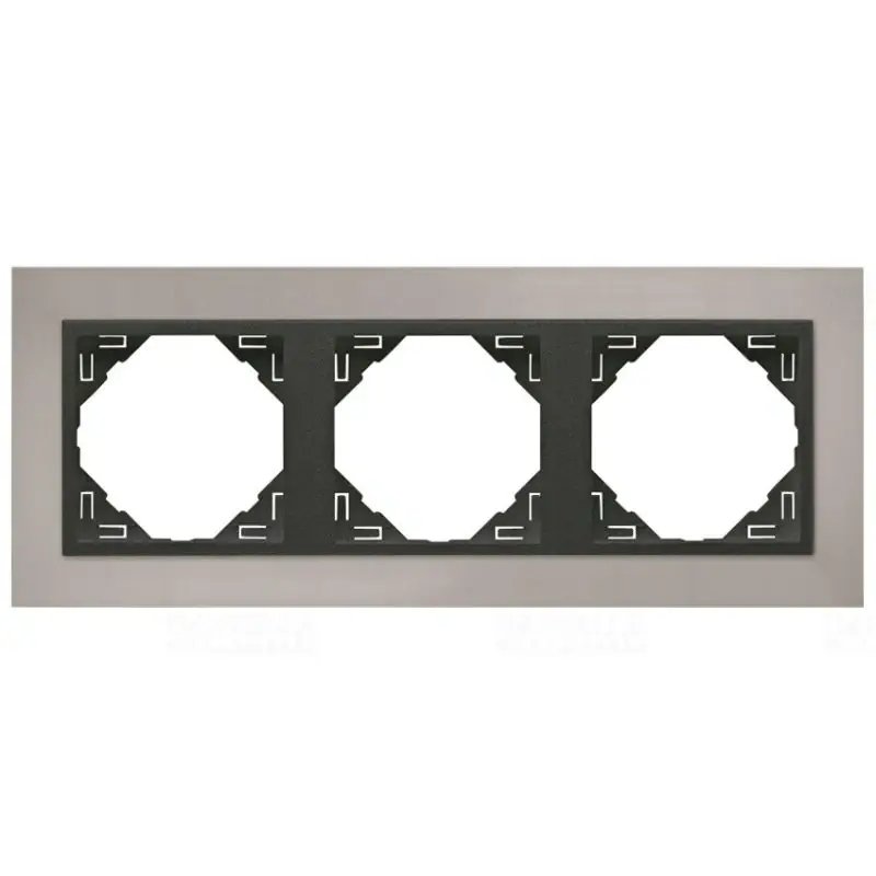 90930 TRS Hármas keret, króm/szürke, Elko Ep Prémium