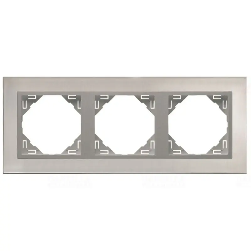 90930 TIA Metallo 3-as keret, inox/alumínium, Elko Ep Gyors szállítás