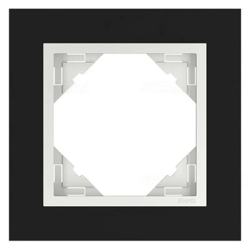 90910_TEG Crystal Egyes keret, fekete kristály/jég, Elko Ep Kiváló minőség