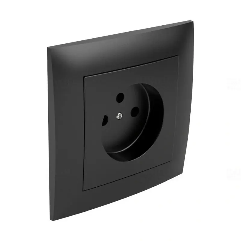 90904_TPM Fedlap kerettel francia csatlakozóaljzathoz arany, Elko Ep Csak ma