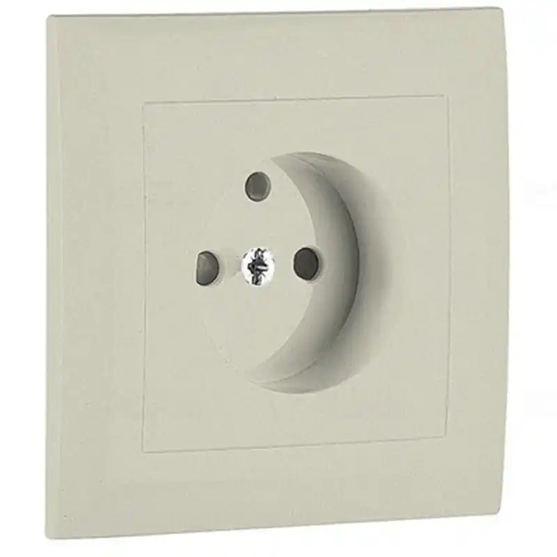 Eredeti 90904_TPE Fedlap kerettel francia csatlakozóaljzathoz gyöngyház, Elko Ep