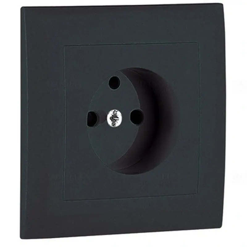 90904_TIS Fedlap kerettel francia csatlakozóaljzathoz szürke, Elko Ep Utolsó esély