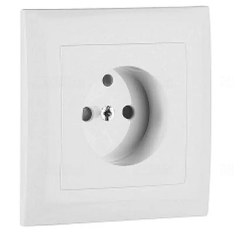 Alacsony ár 90904_TBR Fedlap kerettel francia csatlakozóaljzathoz fehér, Elko Ep