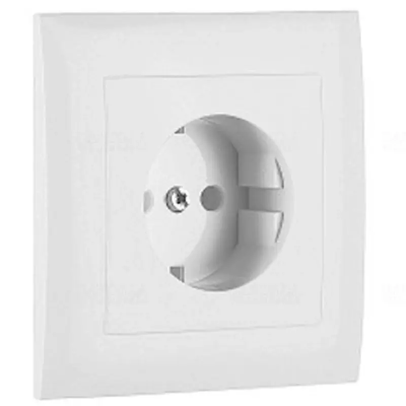 Vedd meg most 90903_TBR Fedlap kerettel Schuko csatlakozóaljzathoz, gyerekzáras fehér, Elko Ep