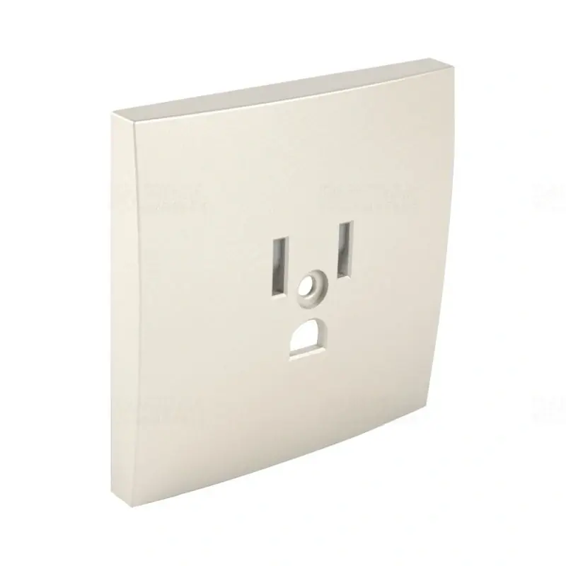 90843_TPE Fedlap csatlakozóaljzathoz, gyerekzáras USA NEMA_Típus gyöngyház, Elko Ep Prémium