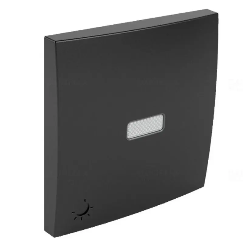 90797_TPM Egyes billentyű jelzőfényes lámpa jellel fekete, Elko Ep Gyors szállítás