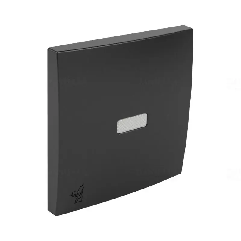 90796_TPM Egyes billentyű jelzőfényes pincér jellel fekete, Elko Ep Prémium